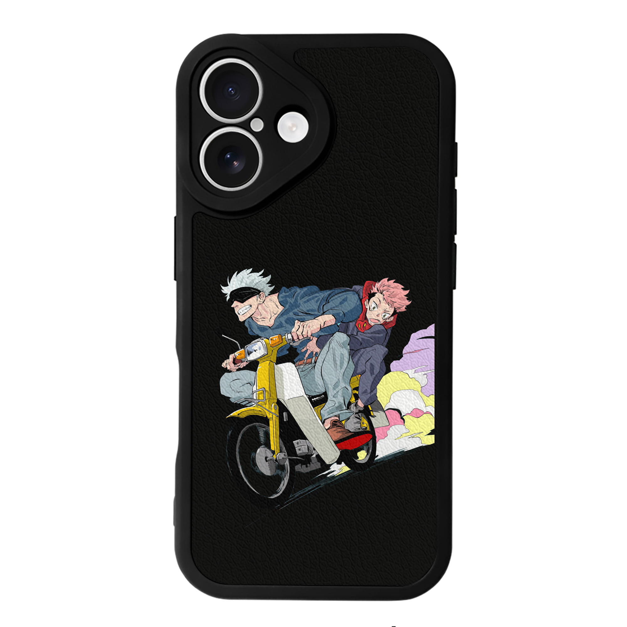 （画像用） 呪術廻戦 Jujutsu Kaisen 【iPhone 16シリーズ対応】シリコンスマホケース（レザー調） 材質：シリコン